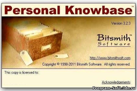 Personal Knowbase 3.2.3