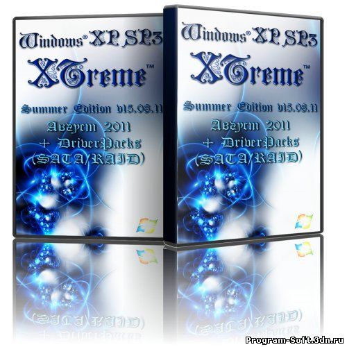 Windows® XP Sp3 XTreme™ Summer Edition v15.08.11 (Август 2011 г. ) + DriverPacks (SATA/RAID)